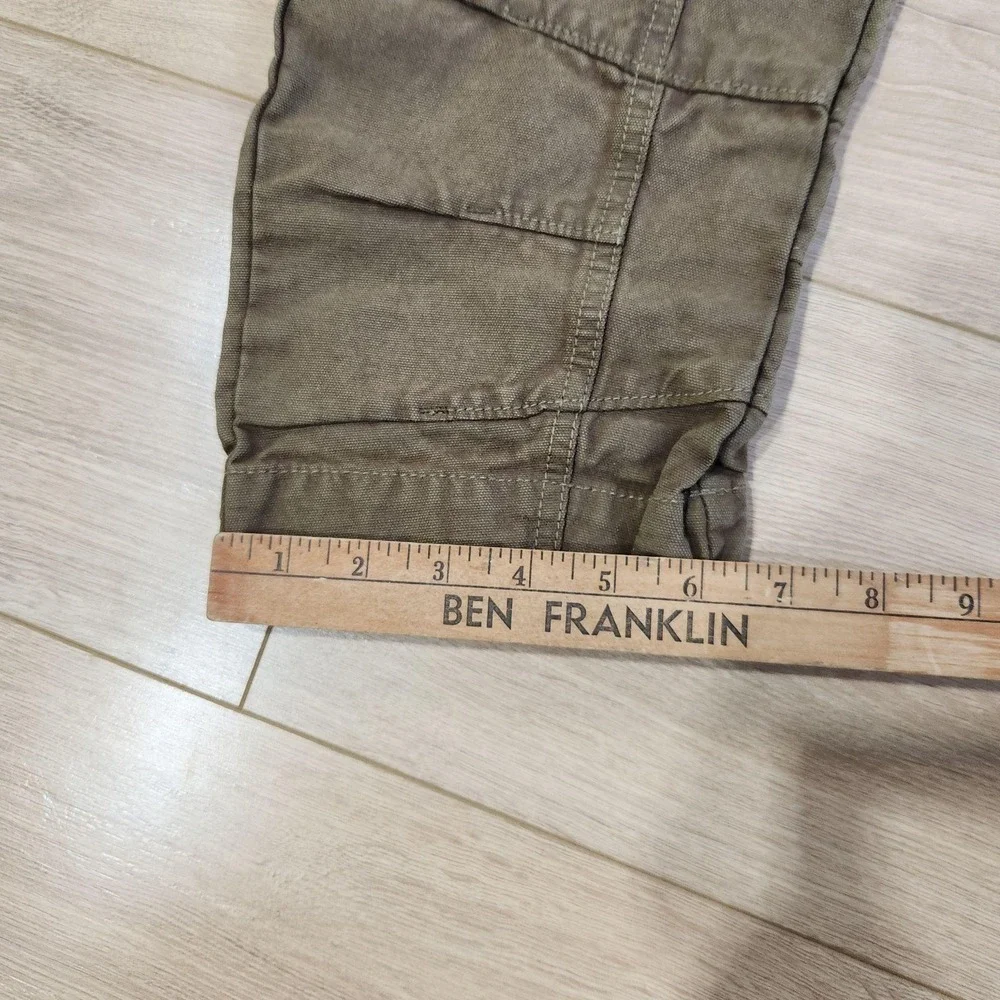 We The Free Supersonic Pants Womens 0 Brown Cargo Twill Relaxed Utility Pockets - Picture 8 of 9